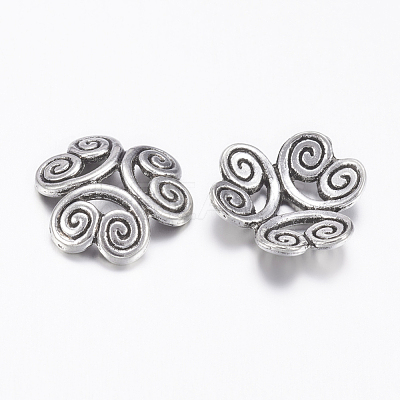 Tibetan Style Bead Caps EA483Y-1