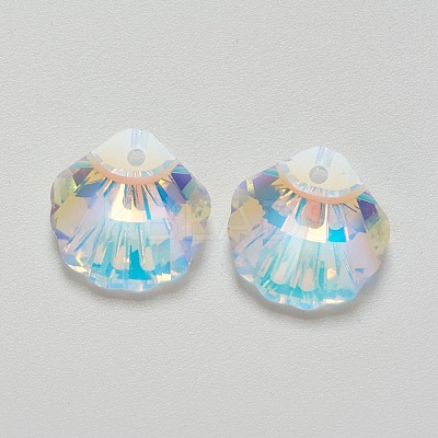 K9 Glass Rhinestone Pendants GLAA-F083-02B-06-1