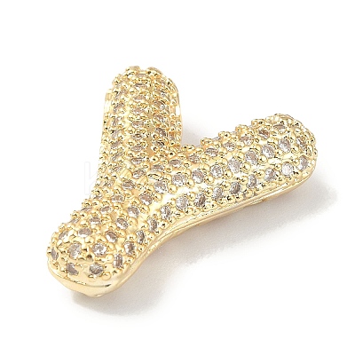 Rack Plating Brass Micro Pave Cubic Zirconia Pendants KK-Q790-01Y-G-1