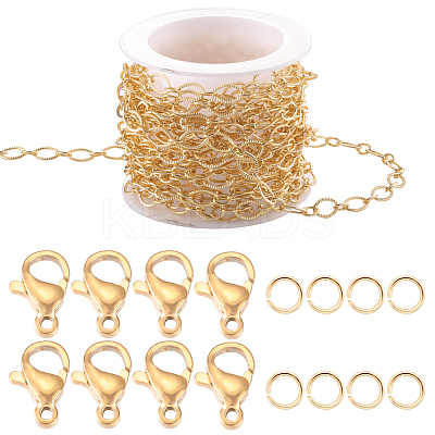 DIY Chain Bracelet Necklace Making Kit DIY-BBC0001-30-1