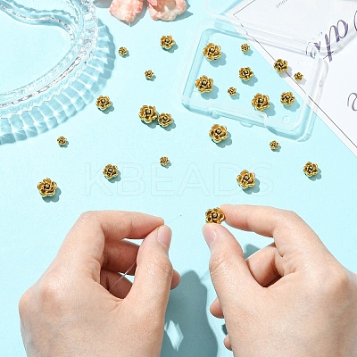 24Pcs 3 Styles 304 Stainless Steel Beads STAS-CJ0002-83-1