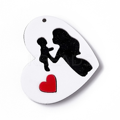 Mother's Day Acrylic Pendants MACR-C013-09-1