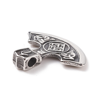 Viking Style 304 Stainless Steel Pendants STAS-Z015-24AS-1