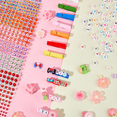 DIY Wooden Clips Making Kits DIY-SP0005-09-1