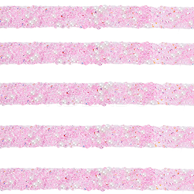 Self Adhesive Resin Rhinestone & Plastic Tape DIY-WH20081-008A-1