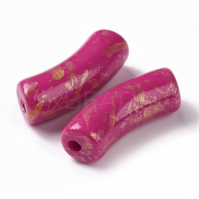 Opaque Acrylic Beads OACR-A016-05F-1