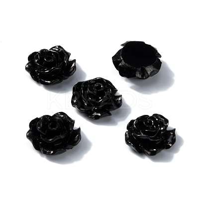 Opaque Resin Cabochons CRES-WH0013-04A-1