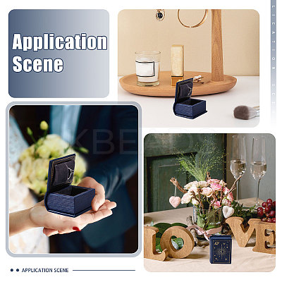 Book Shaped PU Leather Tie Clip Storage Boxes CON-CA0001-034A-1