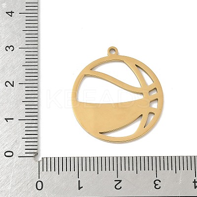 304 Stainless Steel Pendants STAS-F326-05G-1