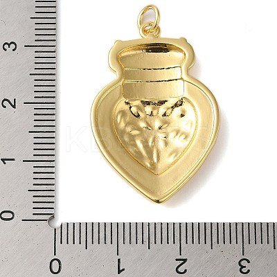 Rack Plating Brass Enamel Pendants KK-S372-01G-03-1