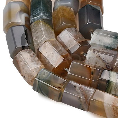 Natural Agate Beads Strands G-F820-H01-01-1