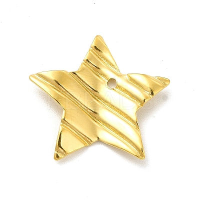 Ion Plating(IP) 201 Stainless Steel Pendants STAS-G296-03G-1