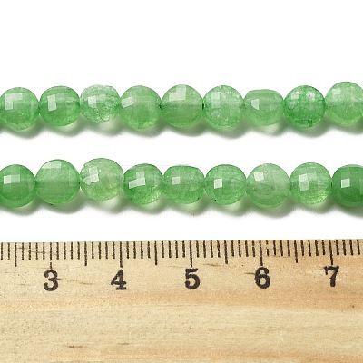 Natural Dyed White Jade Beads Strands G-C179-A6mm-05-1