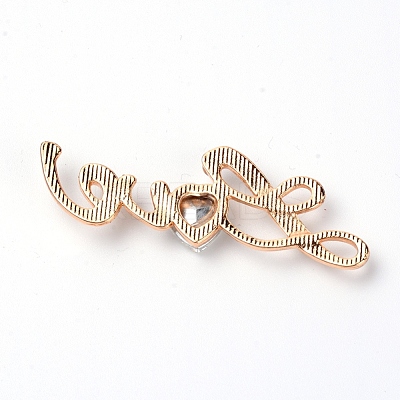 Alloy Rhinestone Cabochons ALRI-WH0002-56-1
