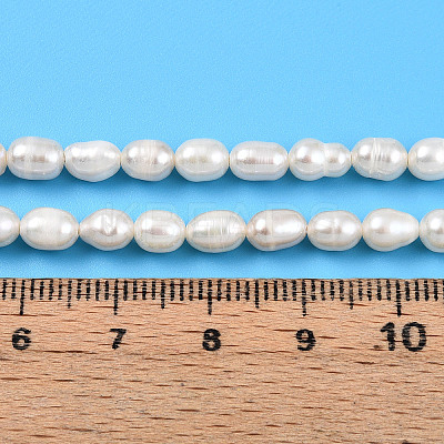 Natural Cultured Freshwater Pearl Beads Strands PEAR-N012-04U-1