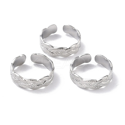 Tarnish Resistant 304 Stainless Steel Finger Rings LS-RJEW-L102-29P-1
