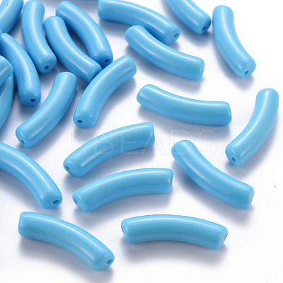 Opaque Acrylic Beads X-MACR-S372-002B-S012-1