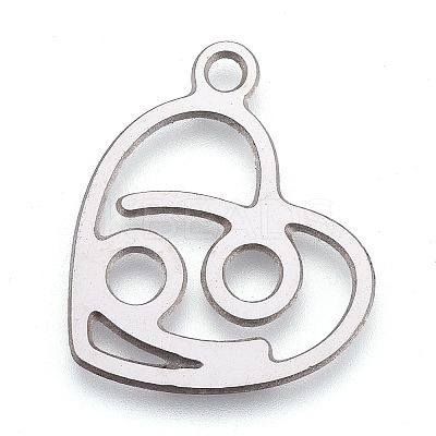 Non-Tarnish 304 Stainless Steel Pendants LS-STAS-M228-A01-01P-1