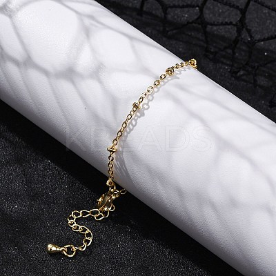 Brass Satellite Chains  Bracelets for Women BJEW-G735-19G-1