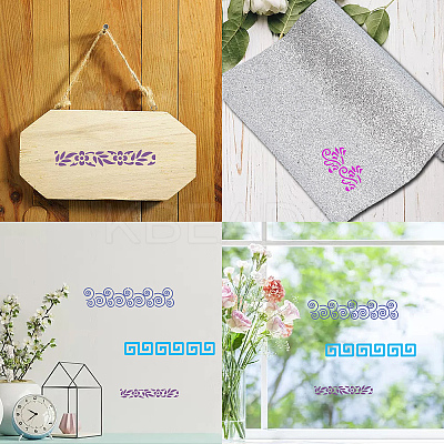 Stainless Steel Cutting Dies Stencils DIY-WH0238-144-1