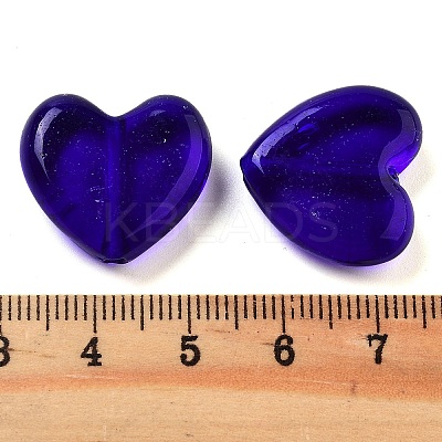 Heart Handmade Lampwork Beads LAMP-U003-01D-1