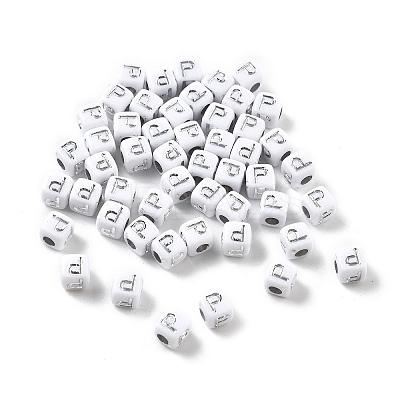 Opaque Acrylic Beads OACR-D282-06P-1
