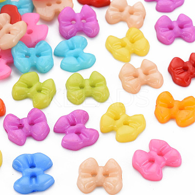 2-Hole Plastic Buttons BUTT-N018-004-1
