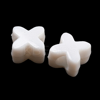 Opaque Acrylic European Beads SACR-L007-033A-1