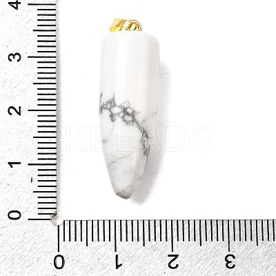 Natural & Synthetic Gemstone Pointed Pendants G-D040-01G-1