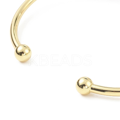Natural Lapis Lazuli Coffee Bean Open Cuff Bangle BJEW-G660-01G-12-1