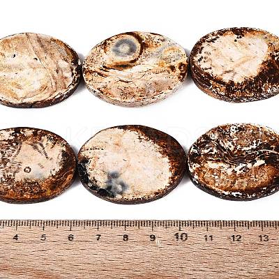 Natural Tree Bark Agate Beads Strands G-Q606-23D-1