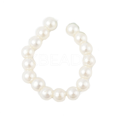 Round Acrylic Beaded Stretch Bracelets LS-OACR-XCP0001-13-1