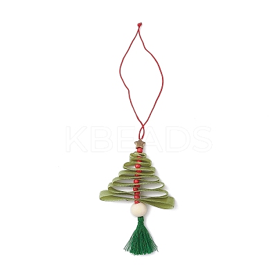 Satin Pendant Decorations HJEW-JM04226-1