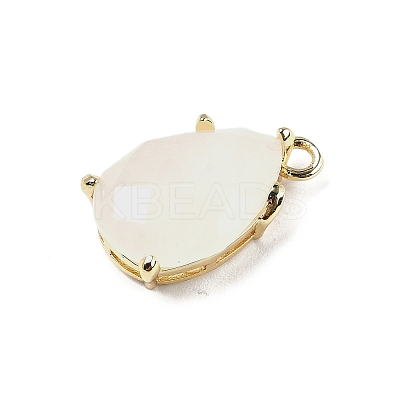 Natural Quartz Crystal Faceted Pendants G-M431-16G-04-1