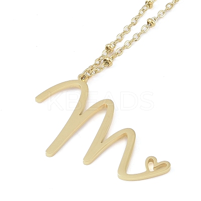 304 Stainless Steel Pendant Necklaces LS-NJEW-H029-02G-M-1