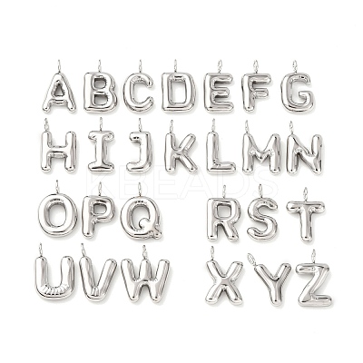 26Pcs Chubby 304 Stainless Steel Pendants Set STAS-A125-01P-1