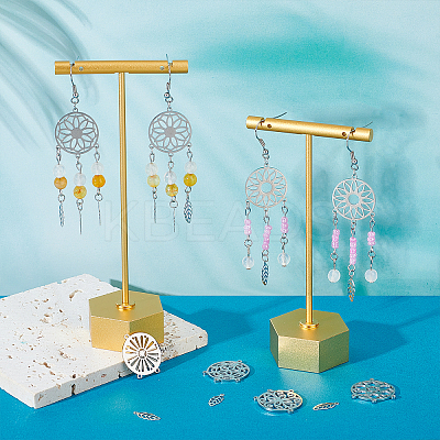 DIY Chandelier Dangle Earring Making Kits DIY-UN0003-50-1