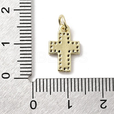Brass Micro Pave Cubic Zirconia Pendants KK-A278-15G-03-1