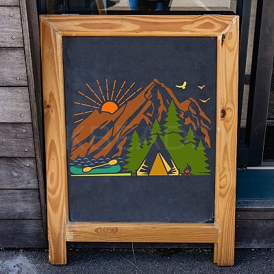 Plastic Reusable Drawing Painting Stencils Templates DIY-WH0202-260-1