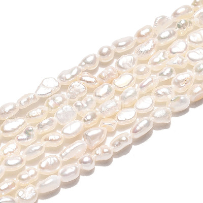 Natural Cultured Freshwater Pearl Beads Strands PEAR-N028-01-1