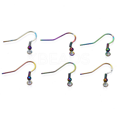 Ion Plating(IP) 304 Stainless Steel French Earring Hooks STAS-S119-019-1