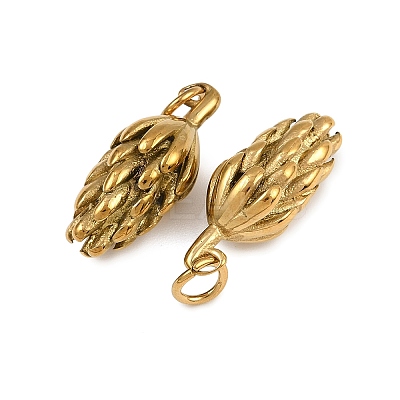 304 Stainless Steel Pendants STAS-B096-02G-02-1