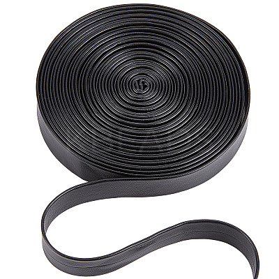 Soft Flat Imitation Leather Cord LC-WH0006-02C-01-1