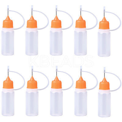10Pcs Polyethylene(PE) Needle Applicator Tip Bottles TOOL-GF0003-52C-1