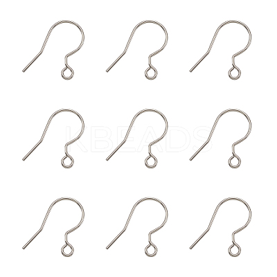 304 Stainless Steel Earring Hooks STAS-TAC0002-01P-1