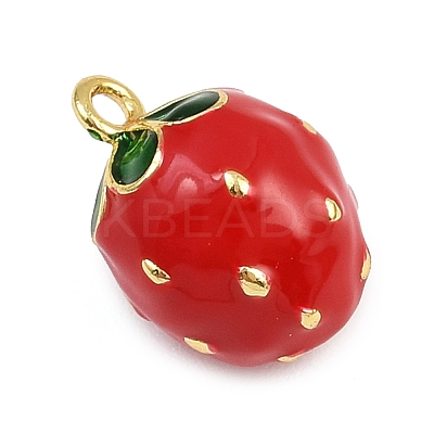 Brass Enamel Charms KK-I352-09G-02-1