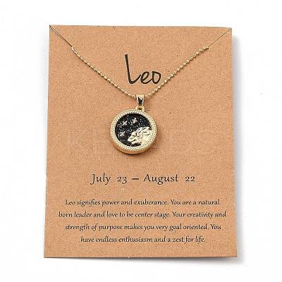 Alloy Rhinestone Pendant Necklaces NJEW-H306-A09-G-1