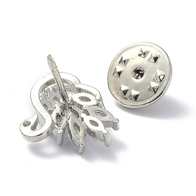 Sparkling Swan Brooch Pin LS-JEWB-K006-03P-1