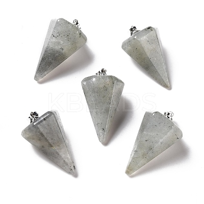 Natural Labradorite Pendants G-F714-02B-1