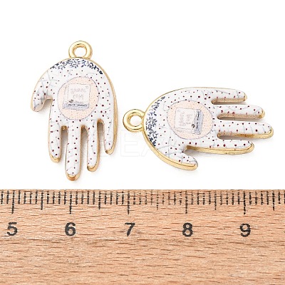 Religion Printed Alloy Pendants AL-CBA7256-24G-03-1